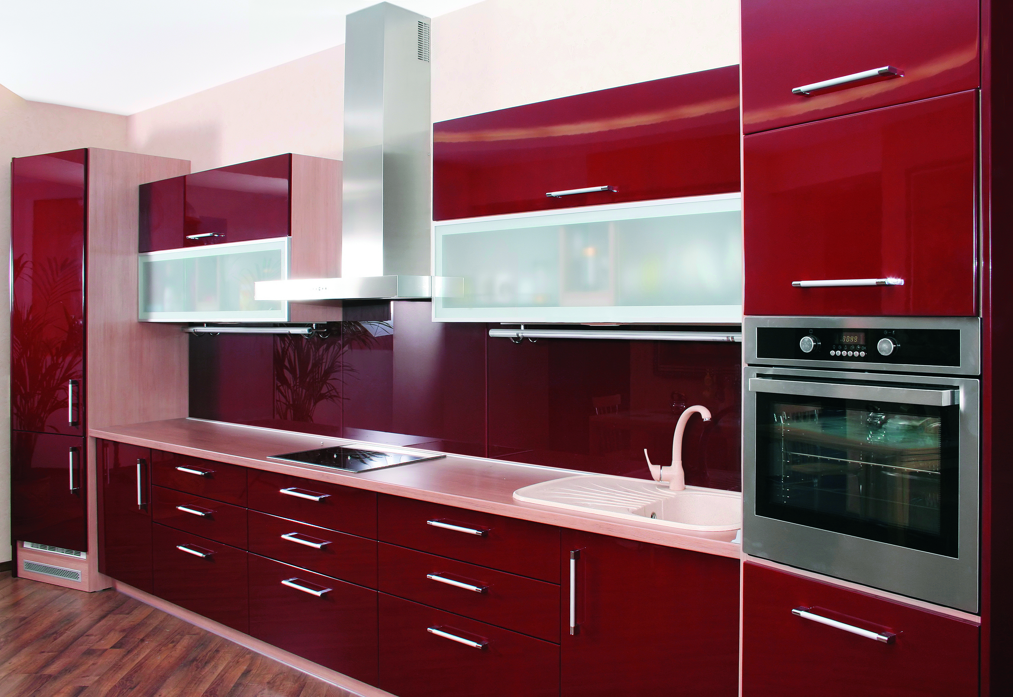 Modern Glass Kitchen Cabinet Doors Aluminum Glass Cabinet Doors