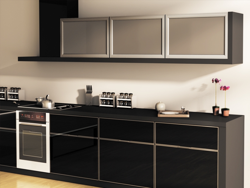 Aluminum, Glass and Acrylic Cabinet Doors and Components for Kitchen & Bath  - ºelement Designs