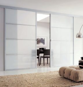 Closet Sliding Doors - Aluminum Glass Cabinet Doors