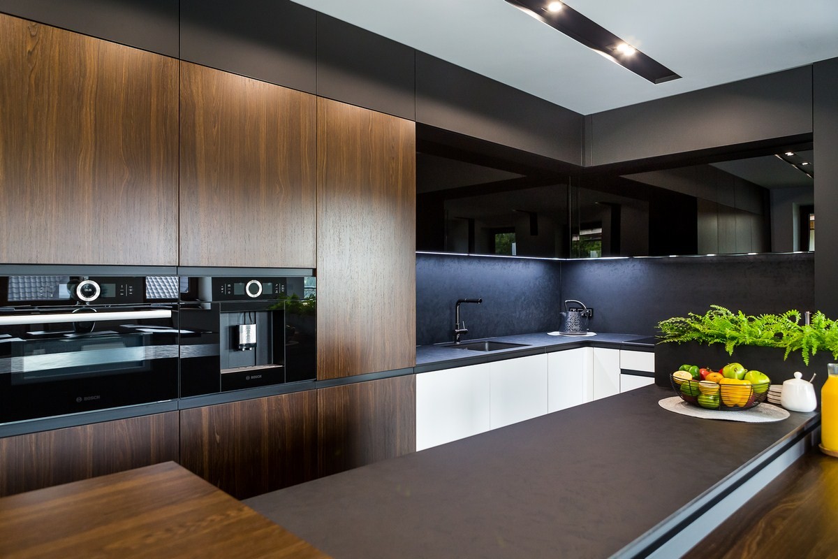 Matte Black Modern Kitchen - Contemporary - Kitchen - Other - by Cronos  Design