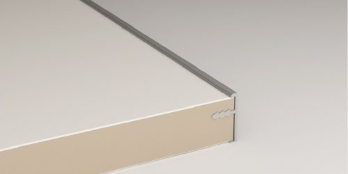 Aluminum Edge Banding For Wood Doors, How To Trim Cabinet Edges
